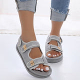 Breakj Thick-Bottomed Magic Sandals Women's Small Fragrant Pine Pastry Bottom One-Character Beach
