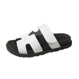 Breakj 2024 Summer New Slippers Women Thick-Bottomed Magic Sticker Fashion New