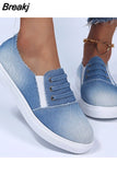 Women Canvas Shoes 2023 Casual Canvas Shoes Women Comfort Slip-on Shoes Women Plus Szie Fashion Flat Loafers Zapatillas De
