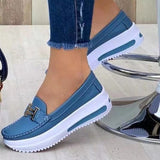 Breakj 2023 New Pine Cream Bottom Round Head Solid Single Shoes Light Mouth Pedal Thick Sole Single Shoe