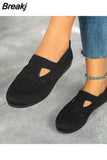 Women's Shoes Mesh Light Breathable Slip on Casual Shoes Solid Color Versatile Low Help Flat Shoes Zapatos De Mujer