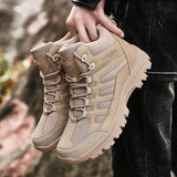 Breakj Men's Boots Outdoor Field Boots Special Forces Hiking Hiking Boots Desert Boots Men's