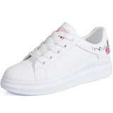 Breakj White Shoes Women Autumn 2025 New Low-Help Korean Version Of The Female Breathable Leather Panel