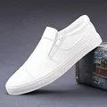 Breakj 9109 Men's Casual PU Leather Shoes Youth Fashion Trend Shallow Mouth Korean Set Foot Pedal