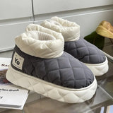 Plush Warm Winter Cotton Shoes for Women 2023 Thick Sole Waterproof Snow Boots Woman Non Slip Platform Ankle