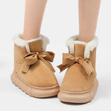 New Winter Fur Snow Boots Women Luxury Thicken Plush Cotton Padded Shoes Woman Platform Lightweight Ankle Boots Botas