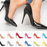 Pointed Toe High Heels Women Pumps Shoes New Spring Brand Design Wedding Dress shoes