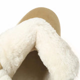 Faux Suede Winter Snow Boots for Women Thicken Plush Platform Ankle Boots Woman Slip On Anti-Slip Cotton Padded