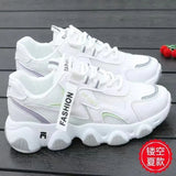 Sneakers White Black Designer Shoes Woman Autumn Winter Chunky Sneakers Fashion Light Dad Shoes Ladies Platform