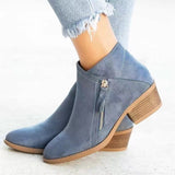 Breakj And Winter New Women's Boots Double Zipper Large Size Lady Short