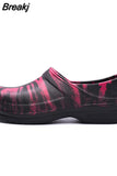 Quality Chef Shoes Non-slip Waterproof Oil-Proof Kitchen Cook Flat Working Shoes Hotel Restaurant Clogs Men Slippers