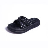 Breakj Bottom Cross-Wave Point Slippers Women 2026 Spring And Summer New Wearing Loose Cake Word Fashion Cold