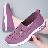 New Comfort Casual Women's Shoes New Fashion Soft Sole Breathable Hollow Out Flat Shoes for Women Zapatos De