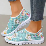 Breakj New Breathable Nurse Shoes Doctor Shoes Net Running Shoes Casual Breathable Sports Women's Shoes Flat