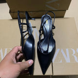 Breakj Spring New Feel Sandals Women Wear French Evening Fairy Style Sharp Single Shoes In