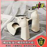 Breakj Shoes Thick Heel High Heels Waterproof Table Mary Treasure Shoes Autumn And Winter Single Shoes Women 2025 New Shoes French