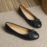 Round Toe Bowtie Flats Woman Foldable Roll-Up Shoes Pocket Loafers Serpentine/Sequins Ballerinas Ladies Dress