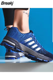 Men Shoes Comfortable Non-Slip Stable Shock Absorption Light Couple Shoes and Men's Sneakers Mesh Breathable Casual Basket