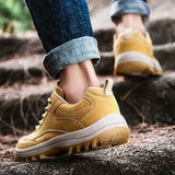 Security Boots Big Size Man Caterpillar Boots Casual Autumn Shoes Platforms Male Climbing Footwear Low Top