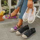Summer Women's Shoes 2025 New Mesh Breathable Fisherman Shoes Women's Version Of Flat-Soled Casual Cloth