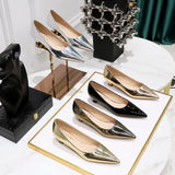 Breakj Retro Fashion Simple And Comfortable Low With Cat With Shallow Mouth Pointed Party Women's Shoes Spring And Autumn Single