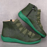 Breakj Autumn And Winter New Women's Boots Large-Size Leisure Short Boots Flat Bottom Women's Casual Single
