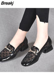 Summer Footwear with Heel Shoes for Women 2023 Black Square Toe Low Elegant Clear Transparent Beau Today Discount