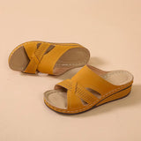 Size Stitches, Slippers, Women's Shoes, Sandals, Sandals, Middle-Aged Mothers, Leisure Slippers, Women's