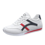 Breakj White Students Sports Leisure Flat Shoes Large Size Small White Shoes Women 2025 New Spring Breathable