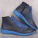 Breakj Autumn And Winter New Women's Boots Large-Size Leisure Short Boots Flat Bottom Women's Casual Single