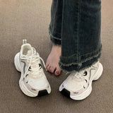Breakj Old Dad Shoes Women's Shoes 2025 Autumn New Sports Shoes Four Seasons Mesh Breathable Casual Small White
