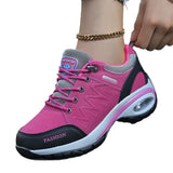 Breakj Autumn New Air Cushion Running Shoes Women's High Soft Bottom Shock Absorber Sports Thick-Soled Casual