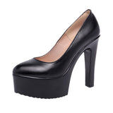 High Heel 13Cm Thin Heel Cheongsam Model Catwalk Shoes Women's Thick Soles Waterproof Platform Professional