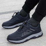 Breakj Leather Waterproof Mother Casual Shoes Soft Soles Of Anti-Slip Old Shoes Women Comfortable And Lightweight Middle-Aged Walking Shoes