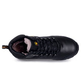 2023 Men Snow Boots Waterproof Men Footwear Winter Ankle Boots Fur Breathable Men Winter Shoes 3 Colors Male