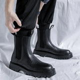 Breakj Size Martens 45 46 Joker British Wind Chelsea Smoke Boots Winter Tooling Leather Boots