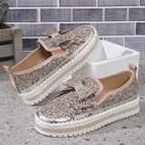 Size Water Drill Shallow Mouth Love Shoes Women's 2024 Summer New Korean Version Of A Thick-Soled Lazy