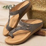 Clip Toe Slipper Hollow Out Splicing Flat Bottom Casual 414243 Large Size Cool