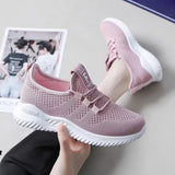 Women Casual Shoes Fashion Breathable Walking Mesh Flat Shoes Woman White Sneakers Women 2024 Tenis Feminino Female