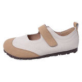 Breakj Retro Simple Shoes Women 2024 Spring And Summer New Women's Wind Color Single Shoes Soft Sole Students Bean