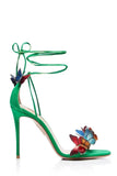 Breakj Butterfly 2025 New Butterfly Cross-Tie With Fine Heel Sandals Female Fish Mouth Open-Slip