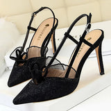 Shoes Lace Hollow Woman Pumps Sexy High Heels Party Shoes Fashion Women Heels Ladies Shoes Women Sandals Plus Size 42