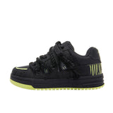Breakj Shoes Destruction Series Street Small Black Shoes Men And Women The Same Couple Shoes Bread Shoes Fashion Shoes Men's