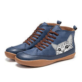 Breakj Cat Series Boot With Printed Cat Comfort Large Flat
