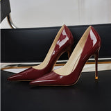 Breakj Working Shoes Women Naked Paint High Heels Women's Fine Heel Etiquette Shoes 2025 Spring And Autumn 7Cm Sharp