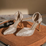 High Heels 2023 Spring And Autumn New Fine Heel Pointed Sexy Female Shoes Korean Version Of The Versatile High Heel Wedding