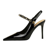 Breakj High-End High-End Professional Shoes 2025 Net Red New Pointed Black Soft Soles Do Not Tired High