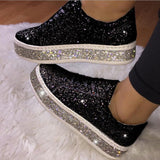 Breakj 2023 Spring Fashion Water Diamond Lide Size Flat Bottom With Women's Singles