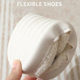 Pattern Fluffy Bedroom Slippers Women Comfort Soft Flat Heel Indoor House Shoes Woman Winter Warm Cotton Slippers for