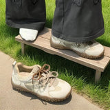 Breakj New Four-Season Forrest Shoes Wasteland Wind Thick-Sed-Stuel-Stude Shoes High-Value Niche Board